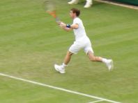 Andy Murray on move- Wimbledon Tennis London
